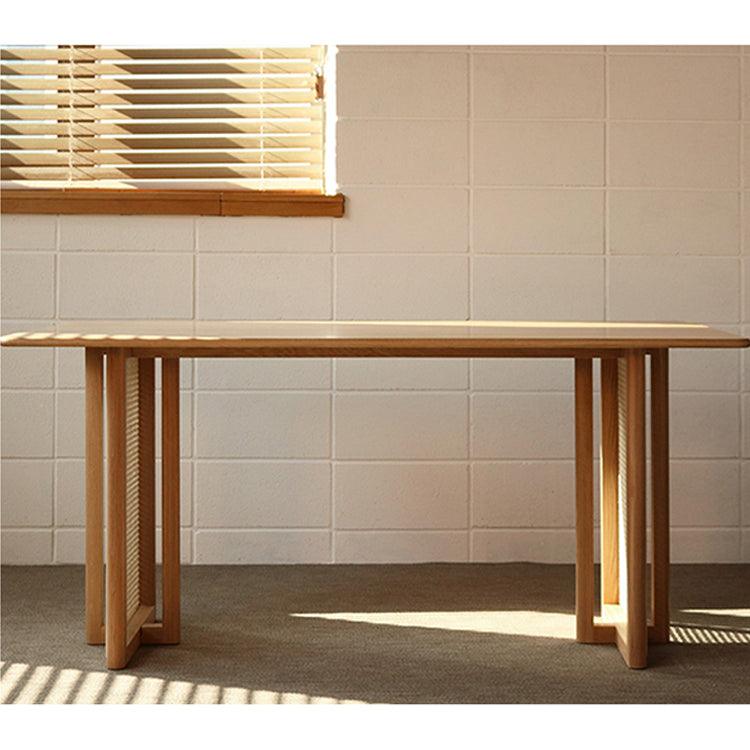 テーブル　ラタン材　リビングダイニングhtb-1676 - BEST kagu